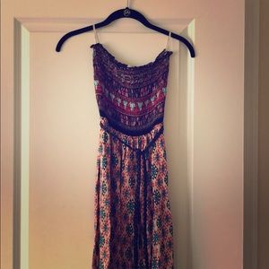 Tribal Print Maxi Dress